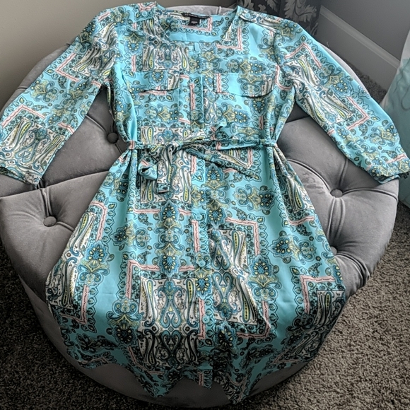 Victoria's Secret Tops - Victoria Secret paisley button up long top/dress